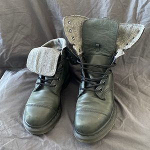 Leather Doc Martens fold over Aimilita Boots